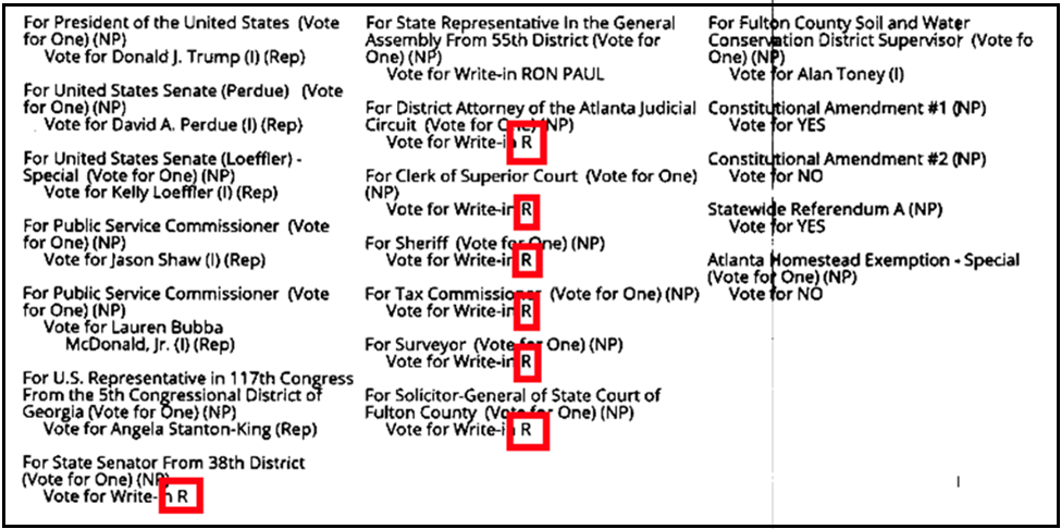 Is this a test ballot?