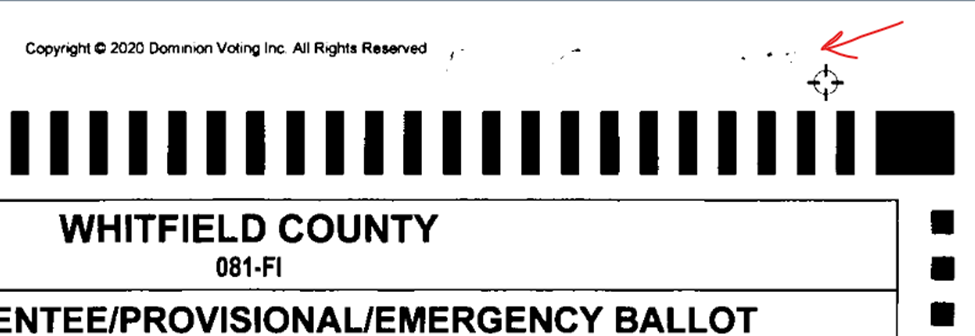 Duplicated Ballot not readable